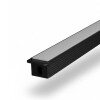 Perfil Risque Embutir 2M 13X9Mm Preto Avant Para Acabamentos
