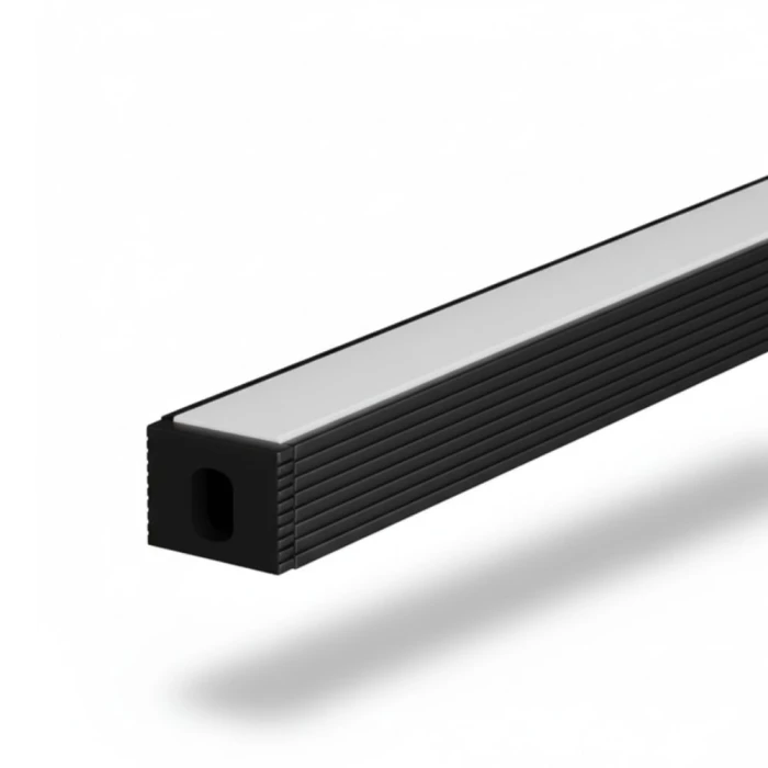 Perfil Risque Sobrepor 2M 8X9Mm Preto Avant Premium Novo