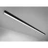 Perfil Sobrepor Largo Preto Com Difusor Branco 1M Para Fitas Perfil Sobrepor Largo Preto Com Difusor Branco 1M Para Fitas