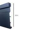 Perfil Sobrepor Rodape 10W 2700K 12V Preto lm1984 Lumanti