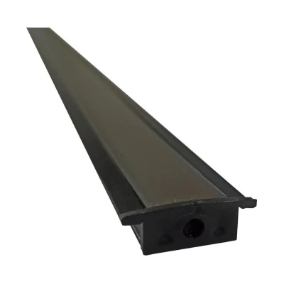 Perfil de Embutir Fita Led 30mm 1M Difusor Preto 30mm Lm1293