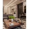 Perfil de Embutir fitas led 30MM de largura com 2M Perfil de Embutir fitas led 30MM de largura com 2M