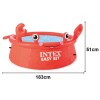 Piscina Inflável Infantil Caranguejo 880L 183x183x51cm Intex