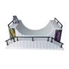 Pista Para Skate De Dedo Fingerboard Cor Branco Com Skate Pista Para Skate De Dedo Fingerboard Cor Branco Com Skate
