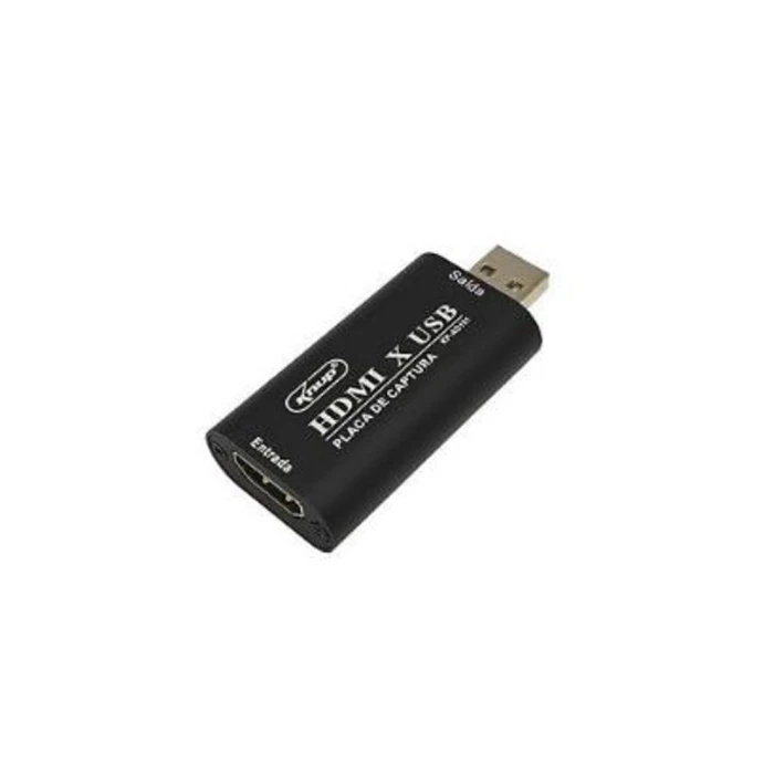 PLACA DE CAPTURA HDMI X USB 4K 1080P KP-AD101 KNUP Nova