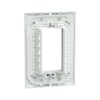 Placa 4X2 P/ 3 Módulos + Suporte S421230 Schneider S421230