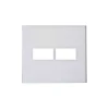 Placa 4X4 Para 2 Módulos Branco Decor Schneider