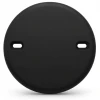 Placa Cega Redonda 4 Stylus Preto Ilumi Placa Cega Redonda 4 Stylus Preto Ilumi