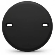 Placa Cega Redonda 4 Stylus Preto Ilumi Placa Cega Redonda 4 Stylus Preto Ilumi