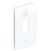 Placa De Condulete Para 1 Modulo 3/4 Branca Inpol