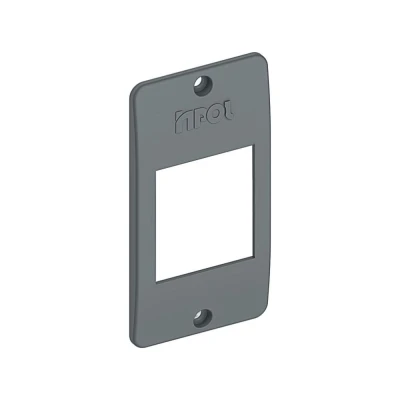 Placa Para 2 Teclas 1/2-3/4 Cinza Inpol