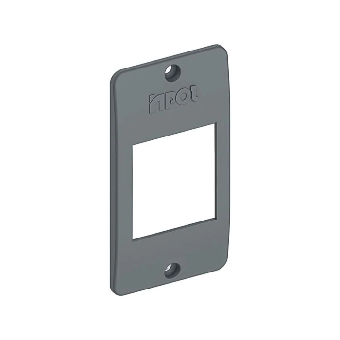 Placa Para 2 Teclas 1/2-3/4 Cinza Inpol