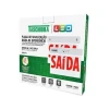 Placa de Saída Emergência Led Taschibra Face Dupla Bivolt 1W Placa de Saída Emergência Led Taschibra Face Dupla Bivolt 1W
