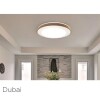 Plafon De Led Dubai 420 24W 3 Tons De Luz Redondo G-Light