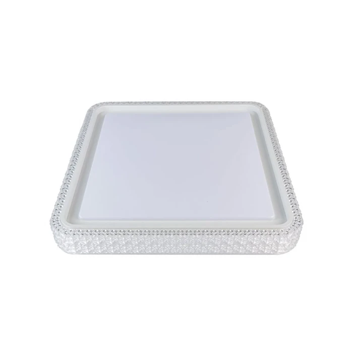 Plafon De Led Kenle 36W Quadrado 50cm 3 Tons De Luz Branco