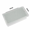 Plafon De Led Plana Flex Retangular Pérola 48W 6500K Novo