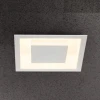 Plafon Embutido Eclipse 2x E27 Branco 27x27cm Montare