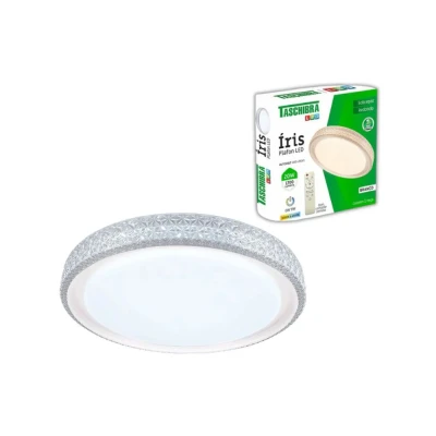 Plafon Led Iris Redondo 20W 3 Tons Branco Sobrepor