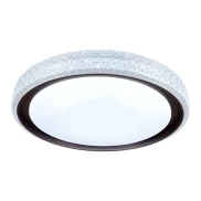 Plafon Led Iris Redondo 20W 3 Tons Preto Sobrepor Plafon Led Iris Redondo 20W 3 Tons Preto Sobrepor