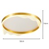 Plafon Led Lomy 50cm 32w 3000k Dourado P-9944 Astraled