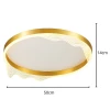 Plafon Led Lomy 50cm 32w 3000k Dourado P-9944 Astraled