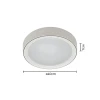 Plafon Led Meny 40Cm 29W 3000K Branco Nordecor 2211