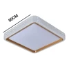 Plafon Led Queenstown 36W 3000K Cor Dourado E Branco 50CM
