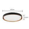 Plafon Led Redondo Astraled Lilah 50w 3000K Preto Novo Plafon Led Redondo Astraled Lilah 50w 3000K Preto Novo