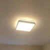 Plafon Led Yael 36w 3/4/6k Bivolt Dourado Quadrado Luminatti