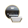 Plafon Led Yael 36w 3/4/6k Bivolt Dourado Quadrado Luminatti