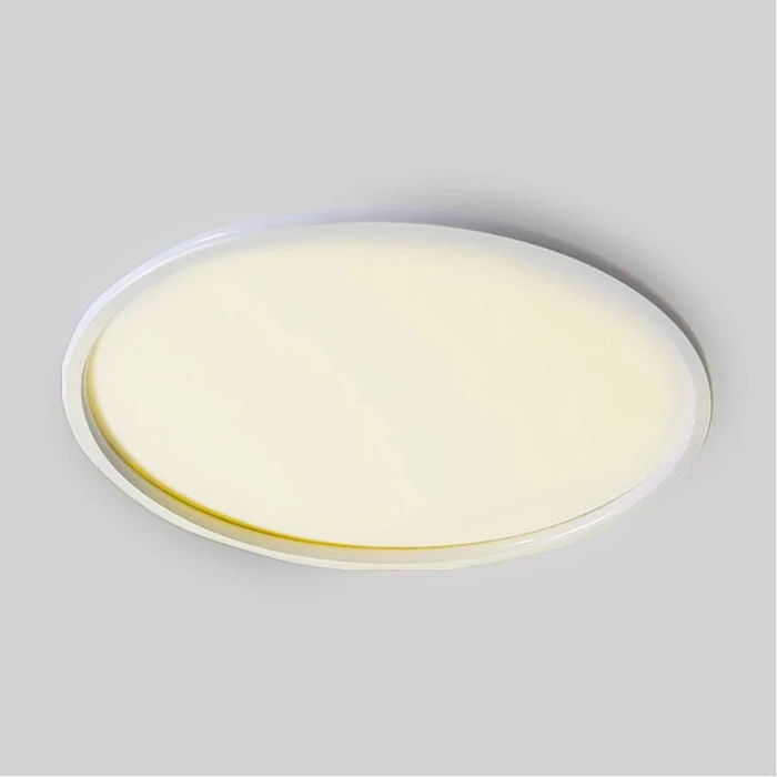 Plafon Moderno Belly 60cm 52W 3000K Branco Sky-4099L