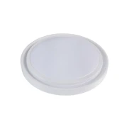 Plafon Redondo Zony 50Cm 36W 3 Tons Controle Branco Novo