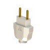 Plugue De Tomada Macho 2P 10A 250V Branco Weg Modelo 13302093