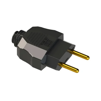 Plugue De Tomada Macho 2P 10A 250V WEG Preto Padrão Bipolar