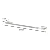 Porta Toalha Banho Linha Fit 17001 Marchezan