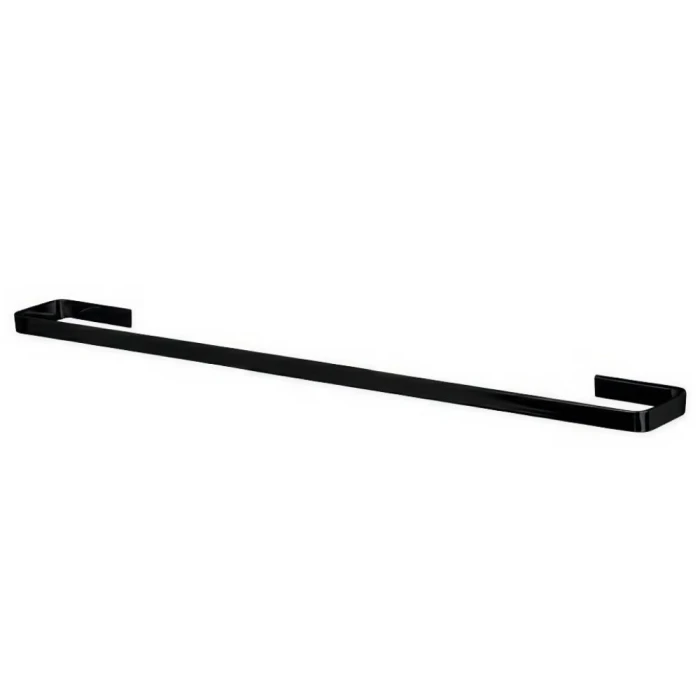 Porta Toalha Banho Linha Fit Preto Fosco 17001-PF Marchezan