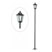 Poste Minessota 170cm 1xE27 Preto Click Injet 8434 Poste Minessota 170cm 1xE27 Preto Click Injet 8434