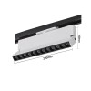 Projetor Duli Para Trilho Bivolt Nordecor 12W 4000K Preto