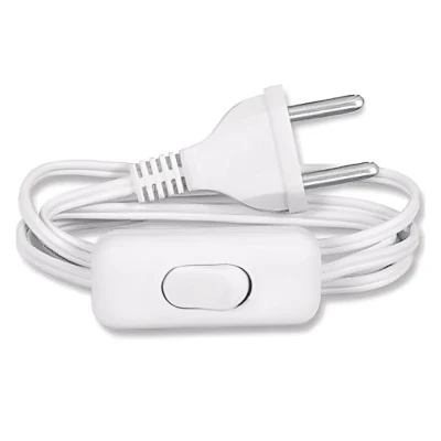 Pulsador Para Campainha Centro E Fim Cordão Branco Interneed