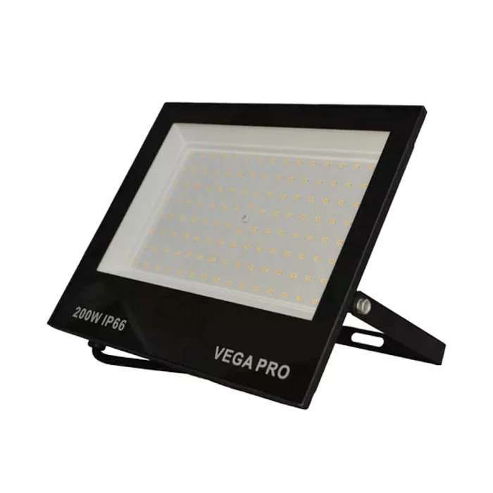 Refletor De Led 200W 3000K IP66 Cor Preto Vega Pro Roya Refletor De Led 200W 3000K IP66 Cor Preto Vega Pro Roya