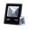 Refletor De Led 30W Rgb Ip66 Preto Hy-30W Novo