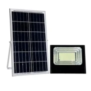 Refletor De Led Solare 200W 6500K IP65 Com Controle RF-6614