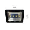 Refletor De Led Ultra 200W 6000K IP66 Cor Preto Ent