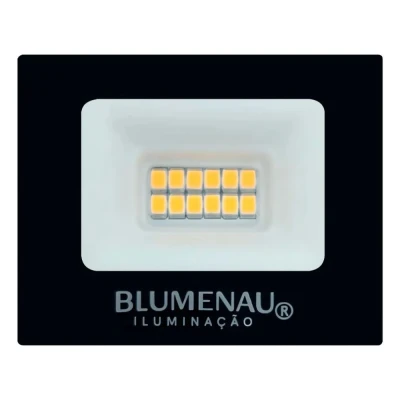 Refletor Led Play 10W 3000K Preto Bivolt Ip66 78103000