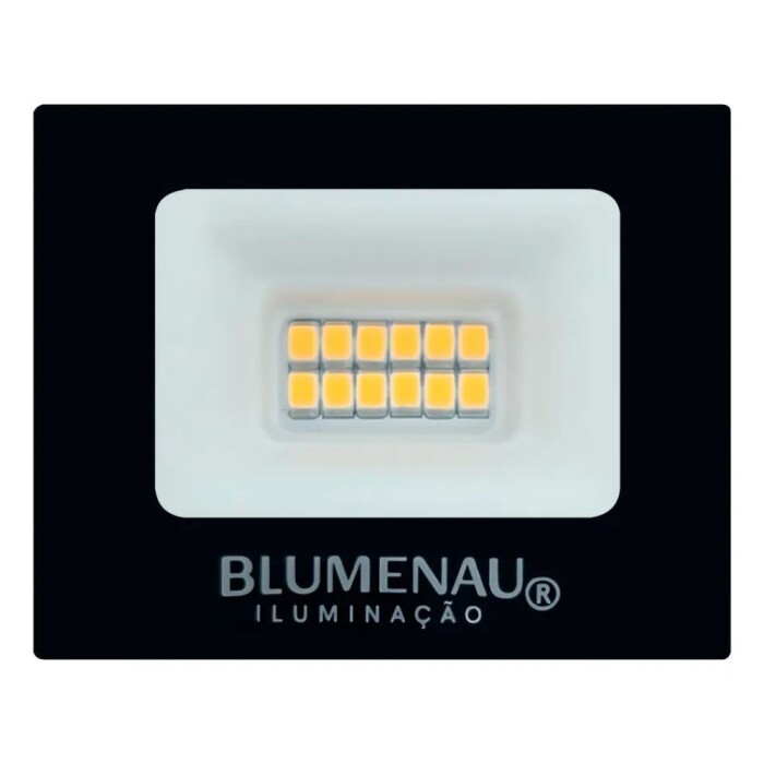 Refletor Led Play 10W 3000K Preto Bivolt Ip66 78103000