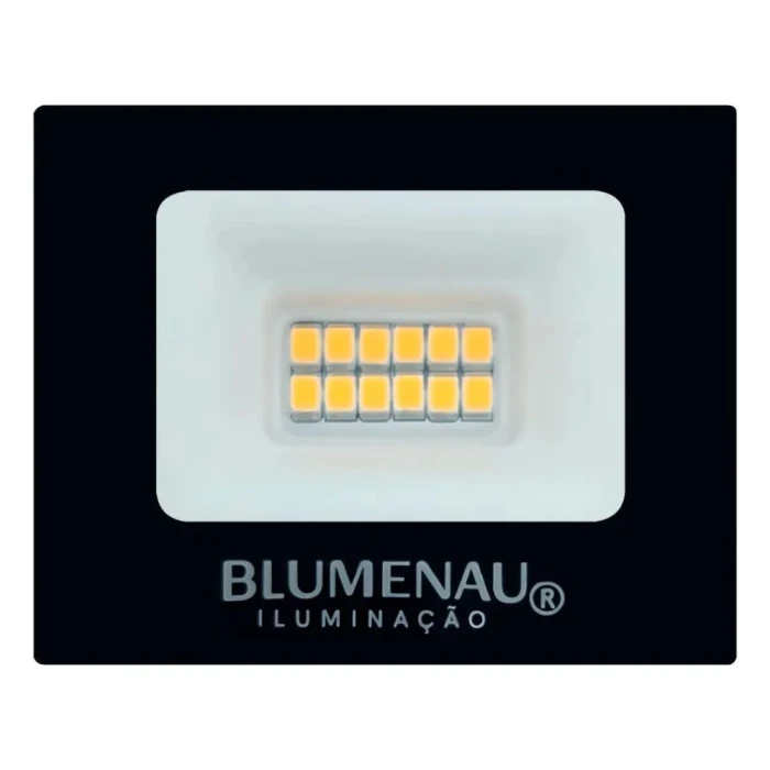 Refletor Led Play 10W 3000K Preto Bivolt Ip66 78103000