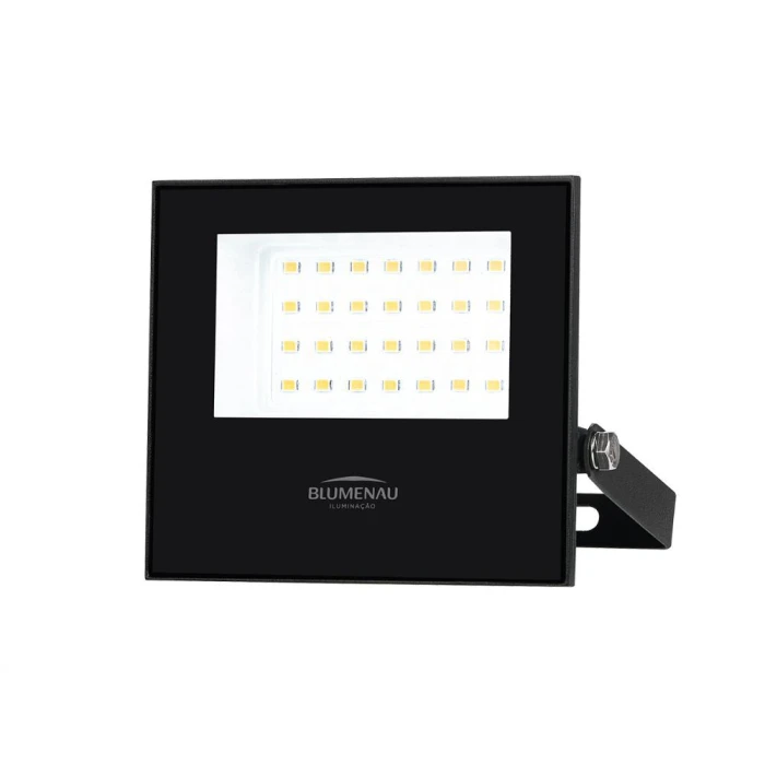 Refletor Led Play 30W 3000K Ip66 Preto Luz Amarela 78303000