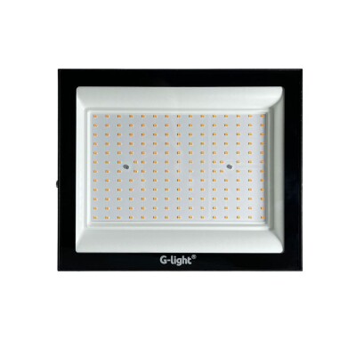 Refletor Slim Led 200W Luz Rosa Autovolt Alumínio G-Light