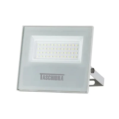 Refletor Tr Led Slim 50W 3000K 4000 Lumens Branco Taschibra