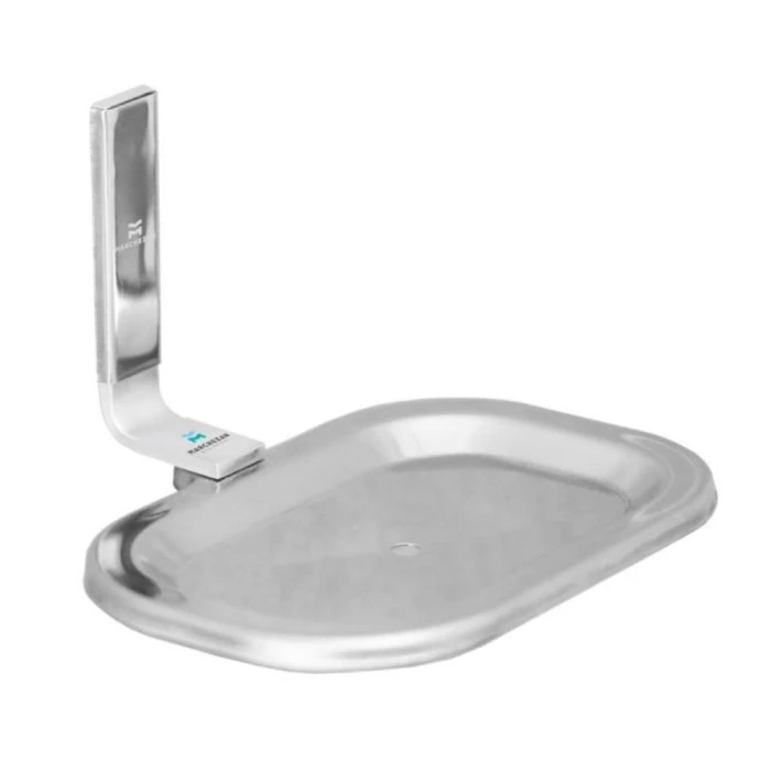 Saboneteira Prateada Moderna Linha Fit 17004 Marchezan